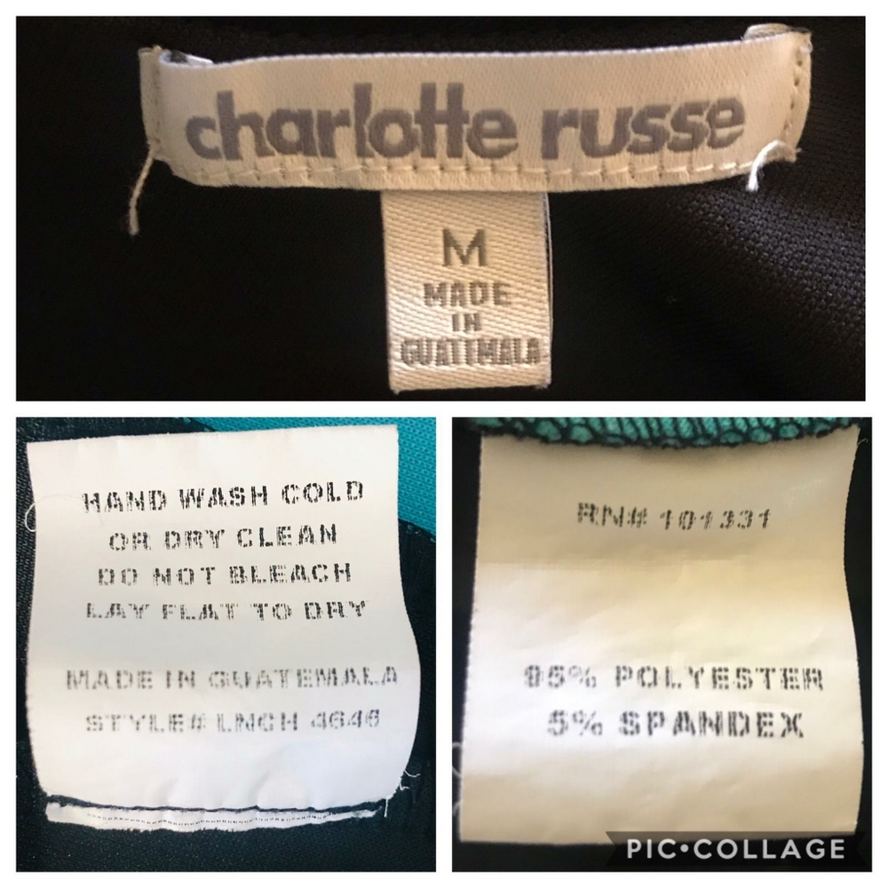 Charlotte Russe PEEKABOO Bodycon Dress M - Picture 5 of 5